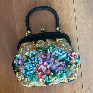 Vintage embroidered handbag